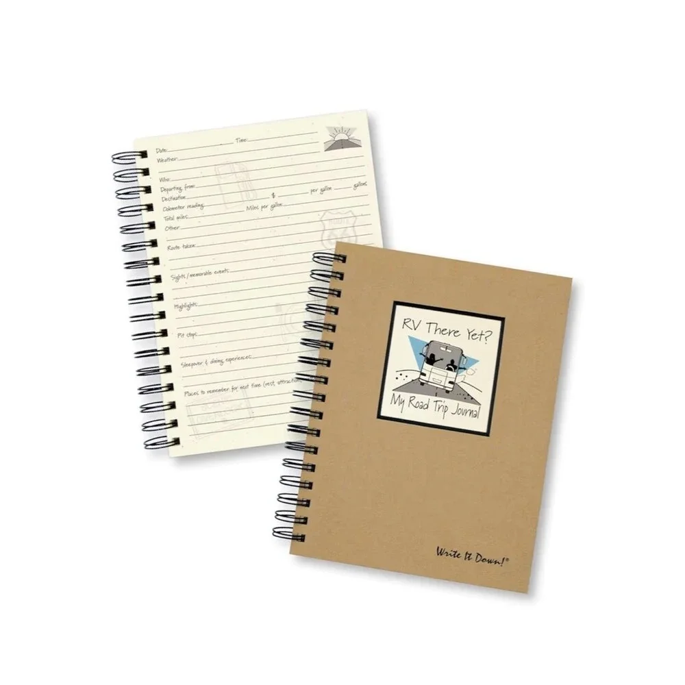 RV There Yet Write it Down Guided Road Trip Journal NWT